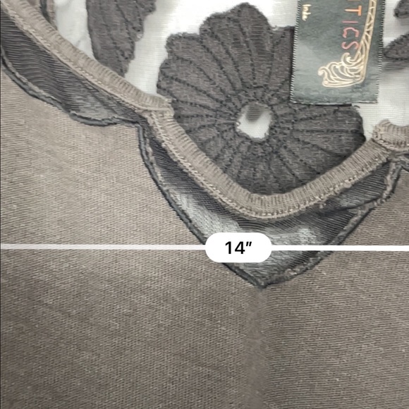 Free People New Romantics lace long sleeve tee - Picture 5 of 6